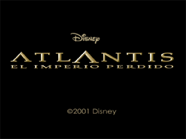 Disney's Atlantis: The Lost Empire - Screenshot - Game Title Image