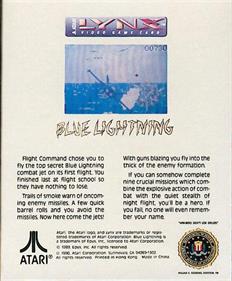 Blue Lightning - Box - Back Image