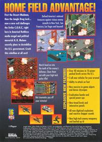 Urban Strike: The Sequel to Jungle Strike - Box - Back Image