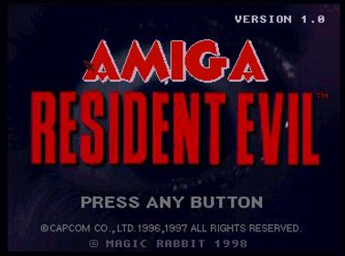 Amiga Resident Evil - Screenshot - Game Title Image