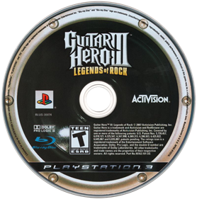 Guitar Hero III: Legends of Rock - Disc Image