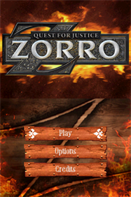 Zorro: Quest for Justice - Screenshot - Game Title Image