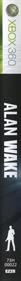 Alan Wake - Box - Spine Image