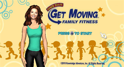 JumpStart Get Moving Family Fitness - Screenshot - Game Title Image