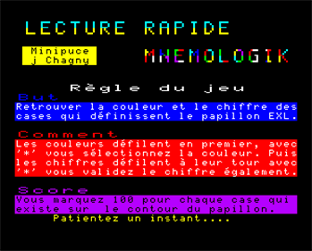 Lecture Rapide Mnemologik - Screenshot - Game Title Image