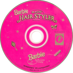 Barbie: Magic Hair Styler - Disc Image