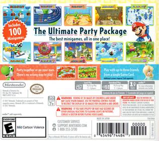 Mario Party: The Top 100 - Box - Back Image