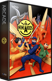 The Ninja Kids - Box - 3D Image