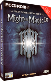 Might and Magic IX - Box - 3D Image