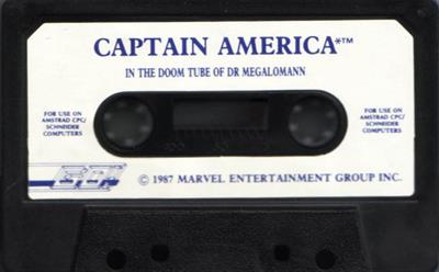 Captain America in: The Doom Tube of Dr. Megalomann - Cart - Front Image