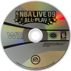 NBA Live 09: All-Play - Disc Image