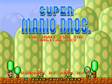 Super Mario Bros. The Hunt for the Magical Keys - Screenshot - Game Title Image