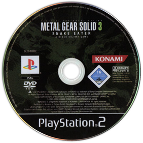 Metal Gear Solid 3: Snake Eater - Disc Image