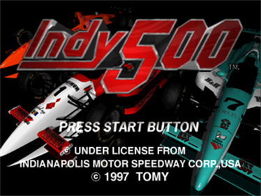 Indy 500 - Screenshot - Game Title Image