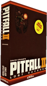 Pitfall II: Lost Caverns - Box - 3D Image