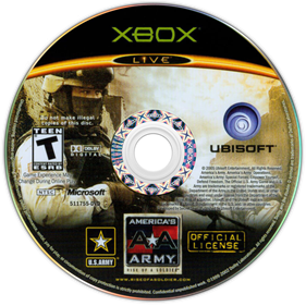 America's Army: Rise of a Soldier - Disc Image