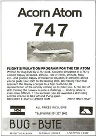 747 - Advertisement Flyer - Front Image