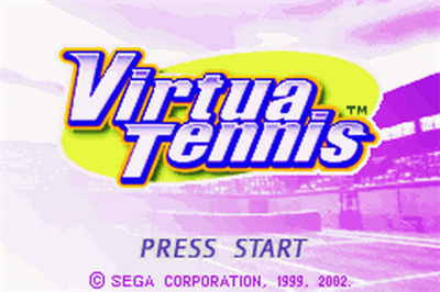 Virtua Tennis - Screenshot - Game Title Image
