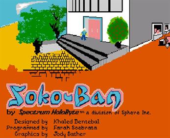 Soko-Ban 84 - Screenshot - Game Title Image