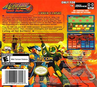 Mega Man Battle Network 4: Red Sun - Box - Back Image