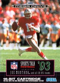 NFL Sports Talk Football '93 Starring Joe Montana - Box - Front Image