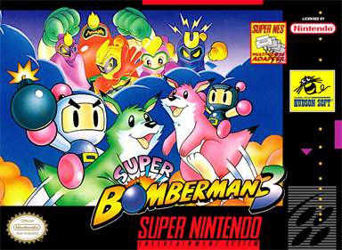 Super Bomberman 3 - Fanart - Box - Front Image