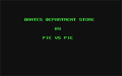 Dante's Department Store - Screenshot - Game Title Image