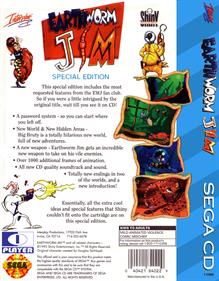 Earthworm Jim: Special Edition - Fanart - Box - Back