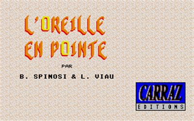 L'Oreille en Pointe - Screenshot - Game Title Image