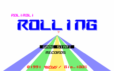 Roli Roli Rolling - Screenshot - Game Title Image