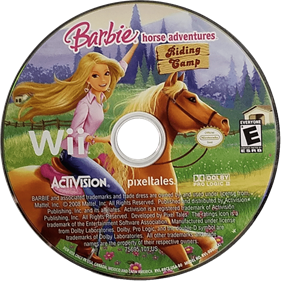 Barbie Horse Adventures: Riding Camp - Disc Image