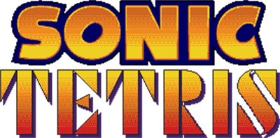 Sonic Tetris - Clear Logo Image