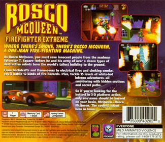 Rosco McQueen: Firefighter Extreme - Box - Back Image
