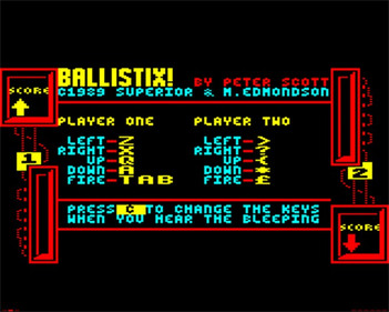 Ballistix - Screenshot - Game Select Image