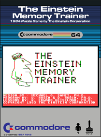 The Einstein Memory Trainer - Fanart - Box - Front Image