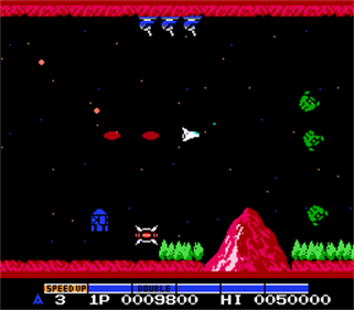 Gradius: MSX Version - Screenshot - Gameplay Image