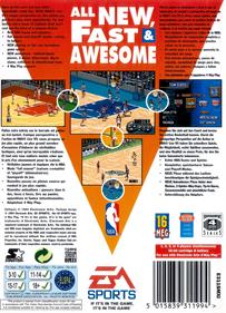 NBA Live 95 - Box - Back Image