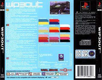 Wipeout 3 - Box - Back Image