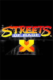 Streets of Rage X