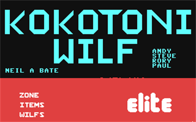 Kokotoni Wilf - Screenshot - Game Title Image
