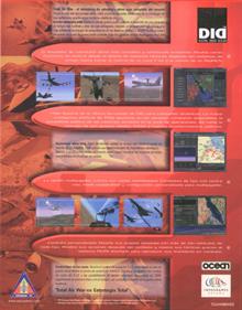 F-22 Total Air War - Box - Back Image