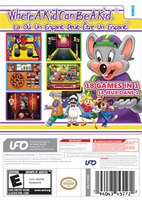 Chuck E. Cheese's Party Games - Box - Back Image