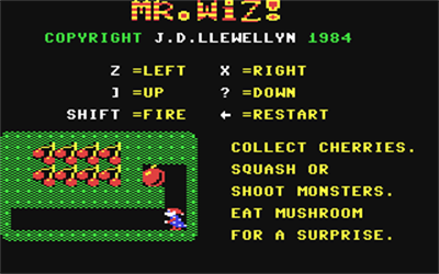 Mr. Wiz - Screenshot - Game Title Image