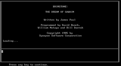 Brimstone - Screenshot - Game Title Image
