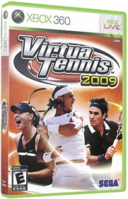 Virtua Tennis 2009 - Box - 3D Image