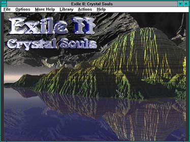 Exile II: Crystal Souls - Screenshot - Game Title Image