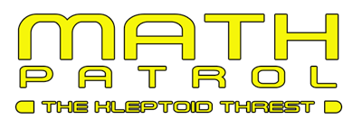 Math Patrol: The Kleptoid Threat - Clear Logo Image