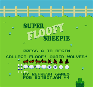 Super floofy sheepie - Screenshot - Game Title Image