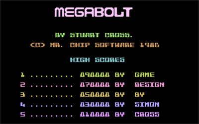 Megabolts - Screenshot - Game Title Image