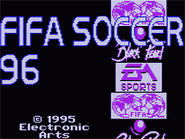 FIFA Soccer 96 - Screenshot - Game Title Image